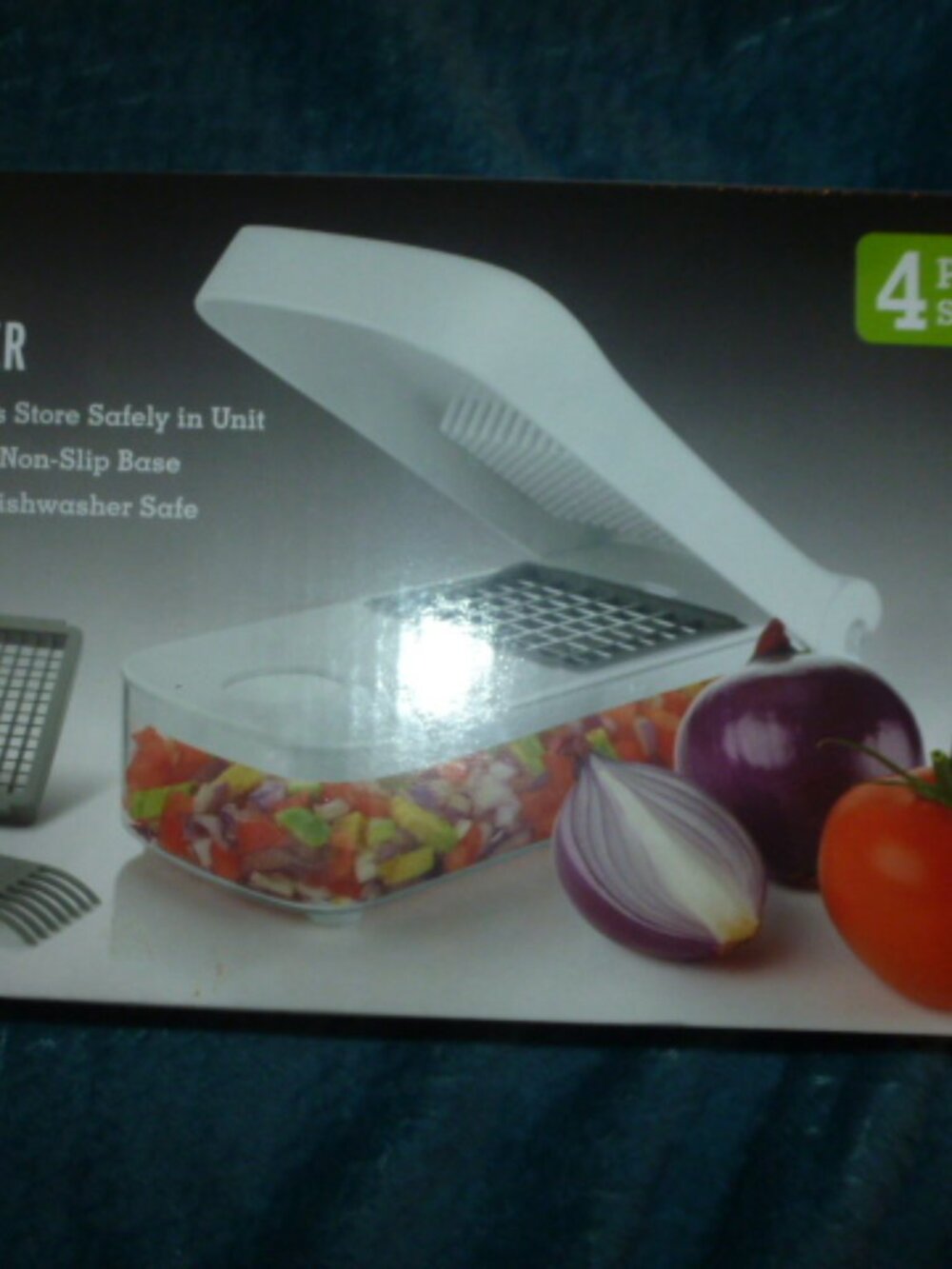 Cuisinart Vegetable & Fruit Chopper – Large & Small Dice – 4.5 Cup Container NEW